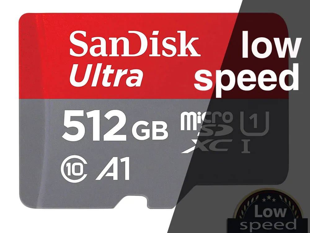 Almighty office Almighty office Sandisk MicroSD 512GB Class 10 U1 A1 With Adapter — 제품 사진