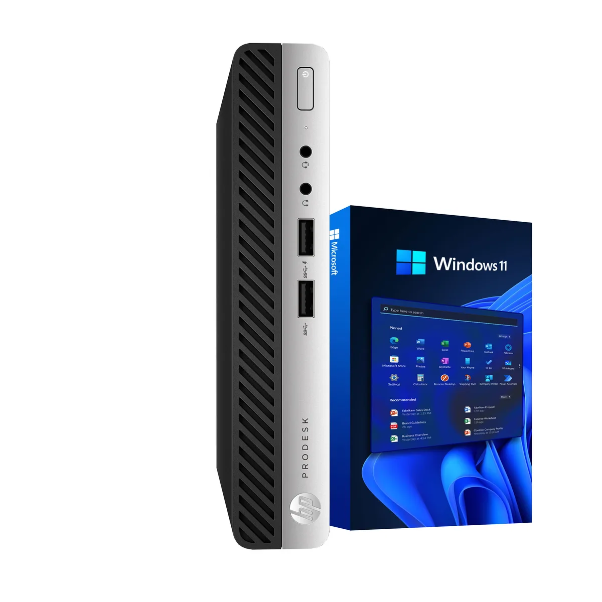 HP HP ProDesk 400 G4 i5-8500T 16GB 512GB SSD 1TB HDD Windows 11 Pro — product photo