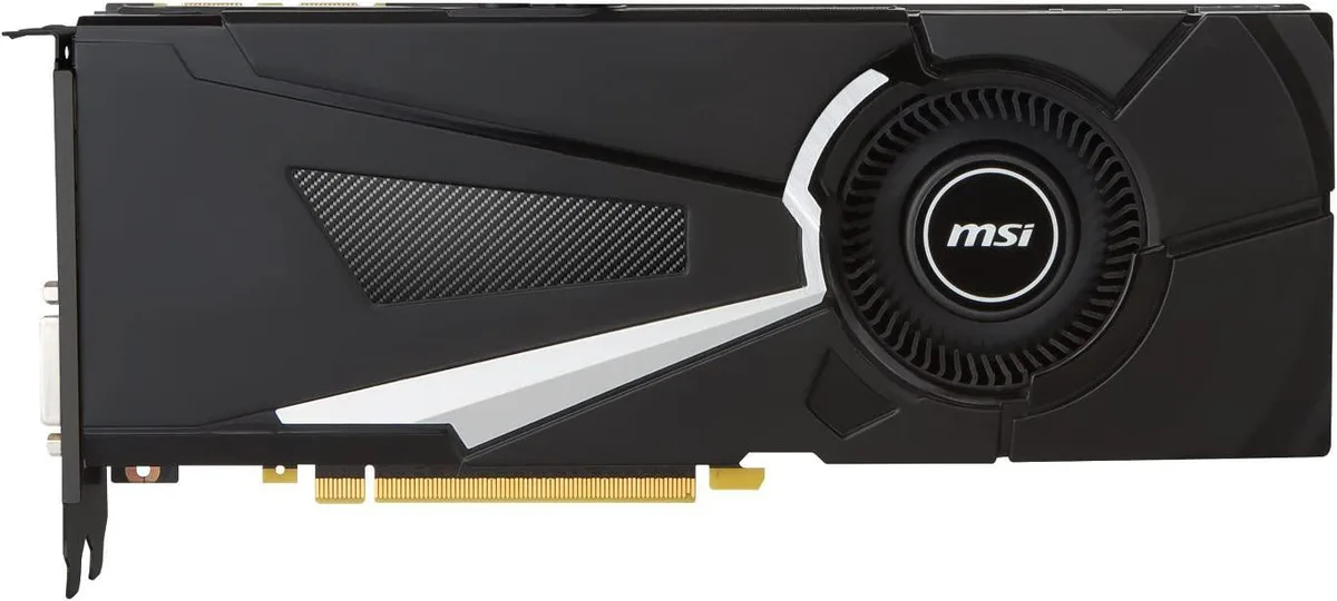 MSI MSI GeForce GTX 1070 AERO 8G OC graphics card — toote foto