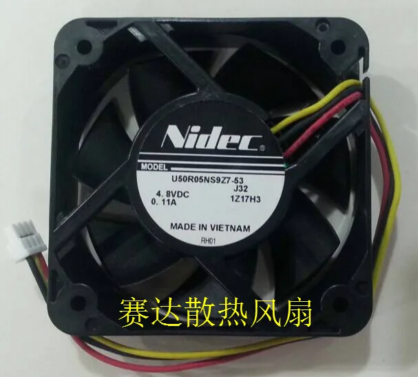 OEM Industries OEM Industries U50R05NS9Z7-53 5015 4.8V 0.11A 3-Pin CPU cooler — fotografia produktu
