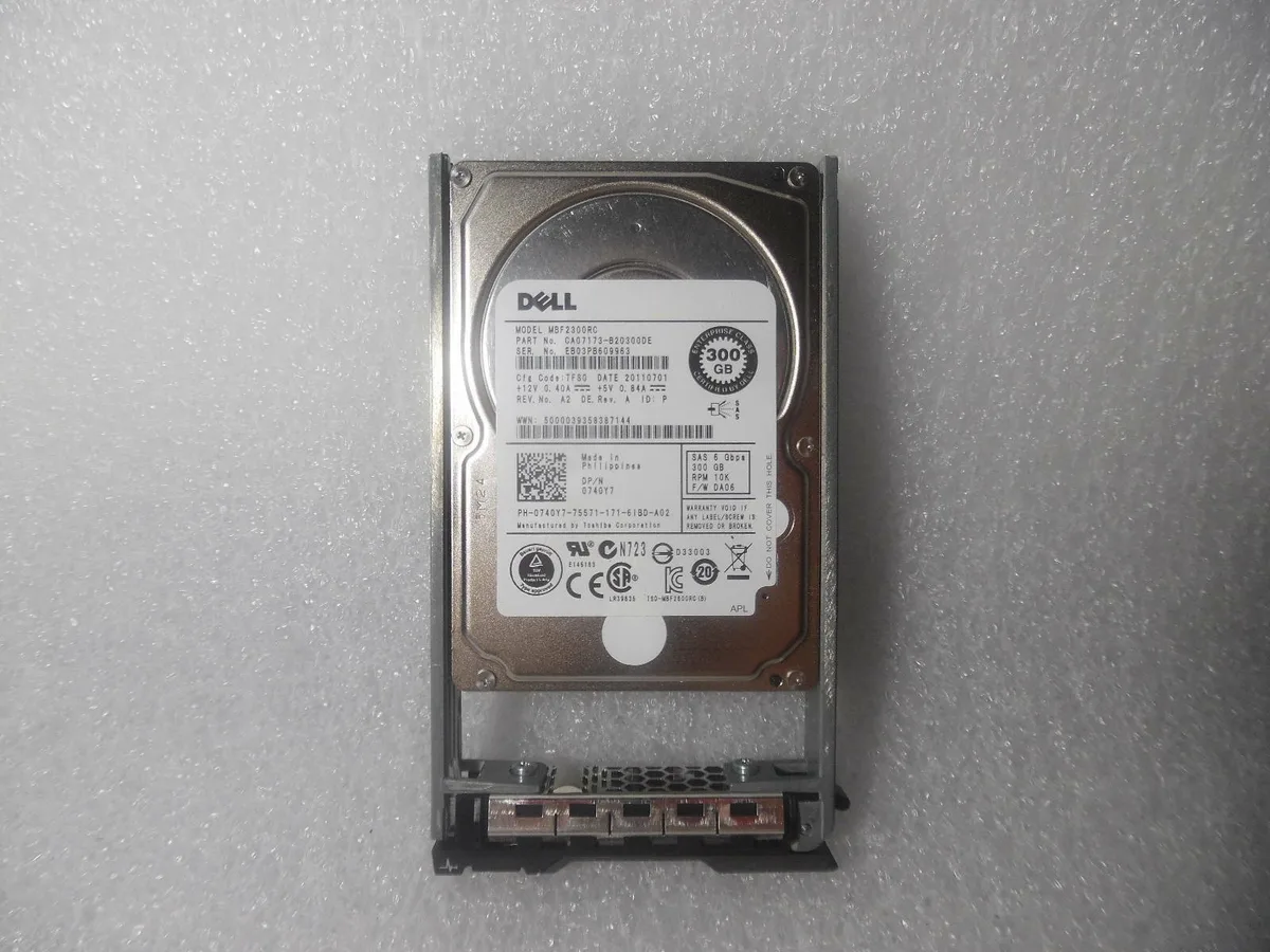 DELL DELL MBF2300RC 300 GB SAS 10K 2.5" internal hard drive — zdjęcie produktu