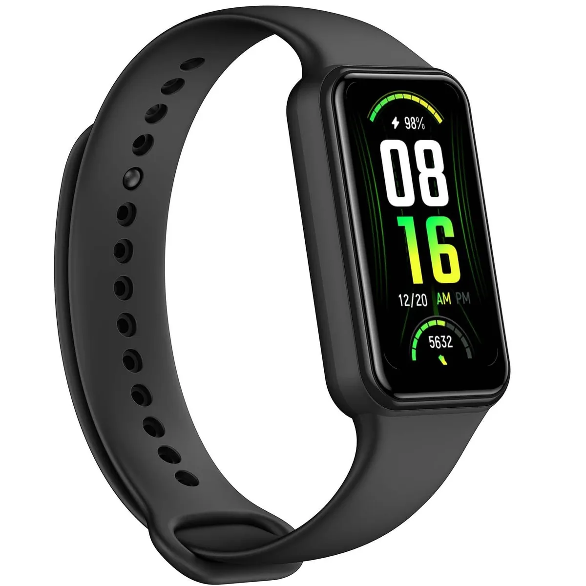 HTC Band 7 Activity Fitness Tracker Black 1.47" AMOLED 18-Day Battery 120 Sports Modes 5 ATM Alexa Built-in — product photo
