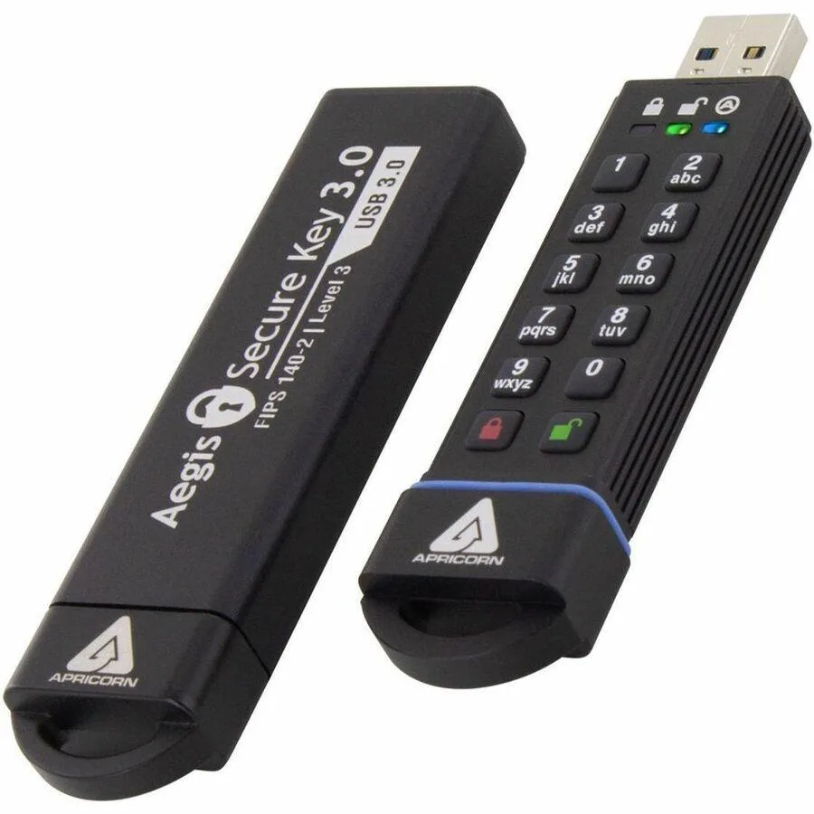Apricorn Apricorn Aegis Secure Key 3.0 ASK3-2TB 2TB USB 3.1 flash drive — zdjęcie produktu