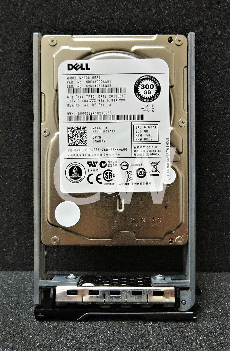 DELL DELL MK3001GRRB 300GB 15K SAS 6G 2.5" internal hard drive — 商品照片