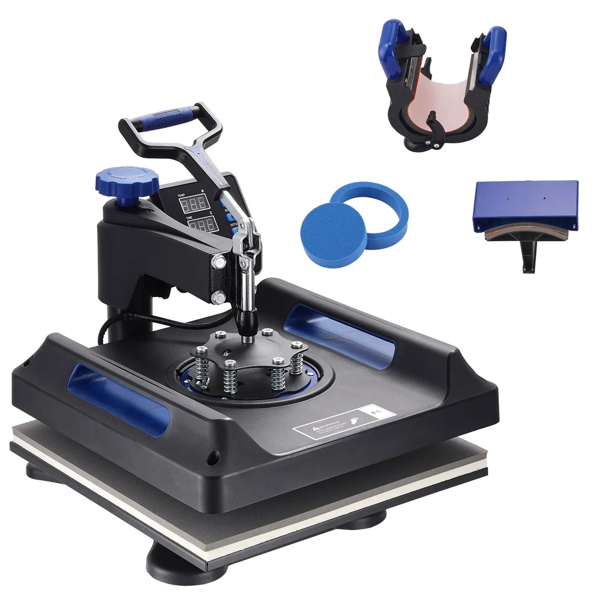 VEVOR VEVOR 15x15in Swing-Away 5-in-1 Heat Press 1000W 110V 3D Printers Accessories — 제품 사진