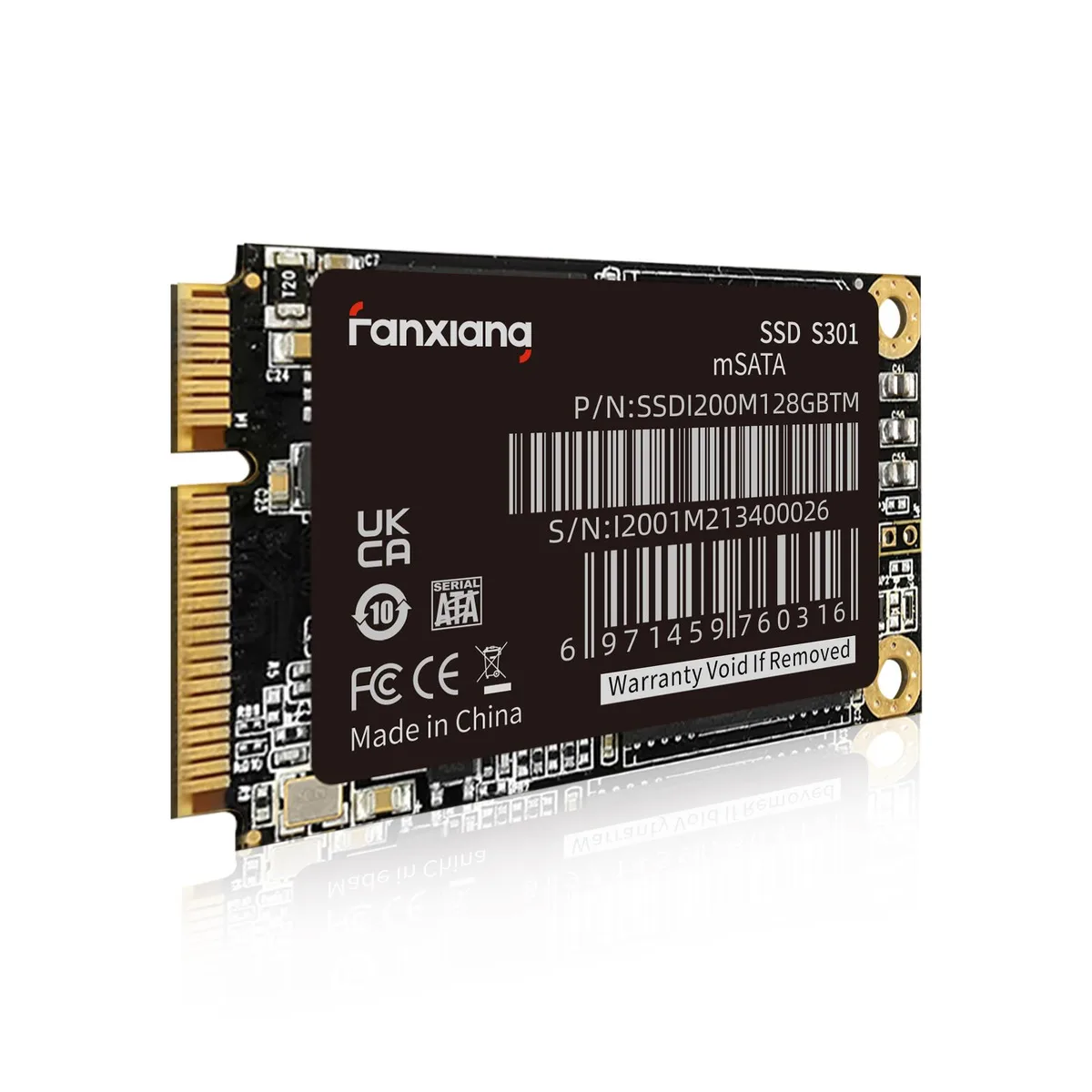 FANXIANG FANXIANG S301 256GB mSATA internal SSD — product photo