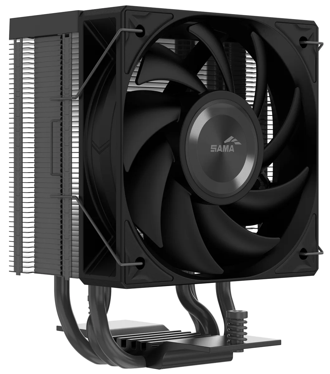 SAMA SAMA X30 CPU cooler 100mm PWM 200W TDP Black — photo du produit