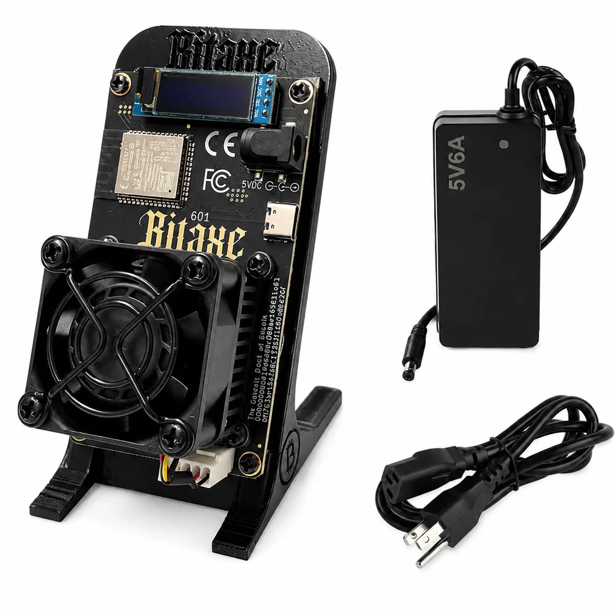 Bitaxe Bitaxe Gamma 601 Black 1.2 TH/s 17W mining hardware — photo du produit