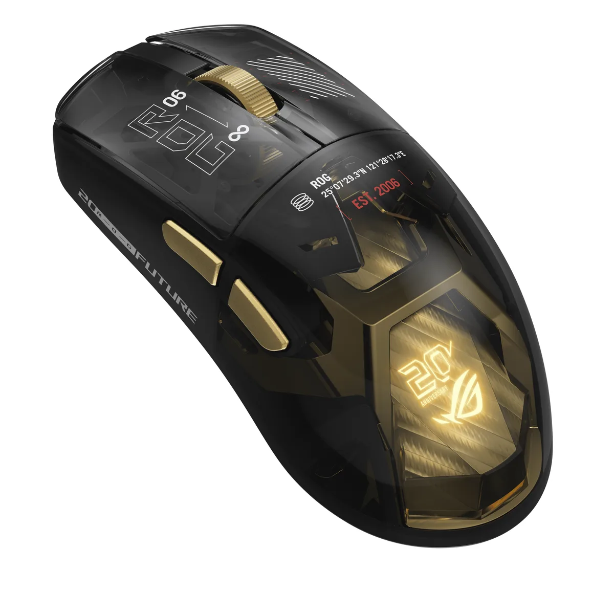 ASUS ASUS ROG 20th Edition Harpe II Extreme 90MP04Q0-BMAA00 gaming mouse — photo du produit