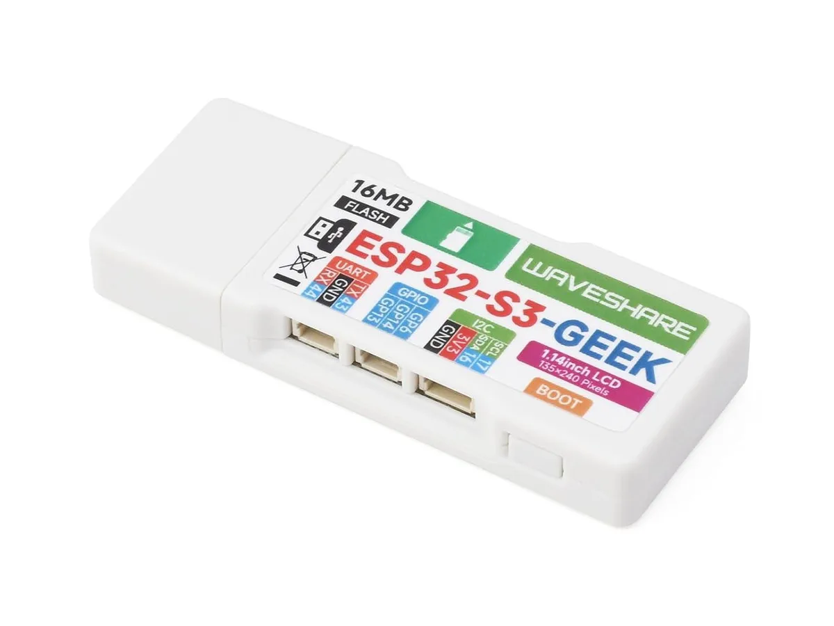 LORDWORLD LORDWORLD ESP32-GEEK development board S3R2 1.14inch 65K LCD 16MB Flash — 商品照片