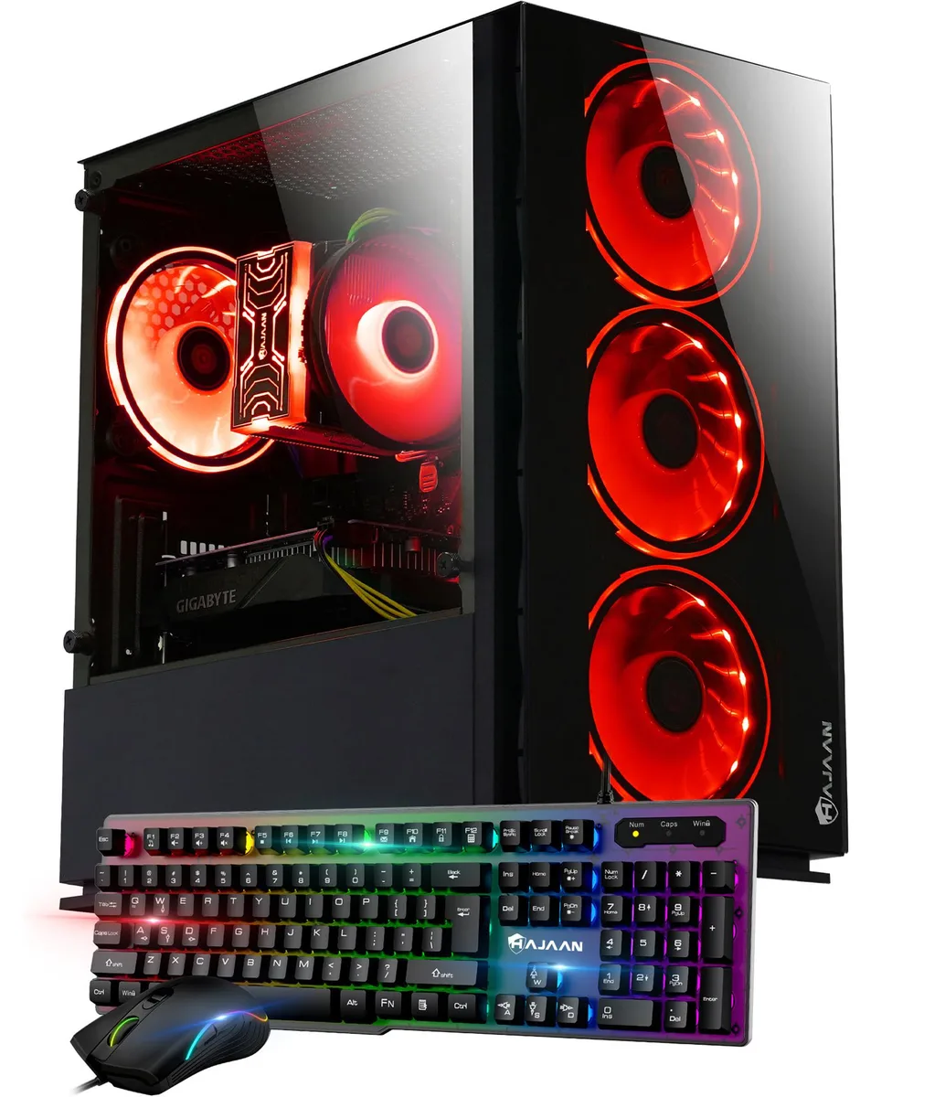HAJAAN HAJAAN BREEZE Gaming PC Ryzen 7 5700X RTX 4060 32GB 1TB — product photo