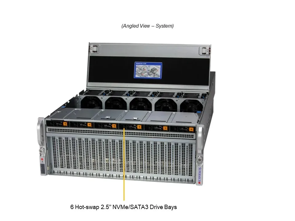 Supermicro Supermicro SYS-421GU-TNXR 4U barebone server — vörumynd