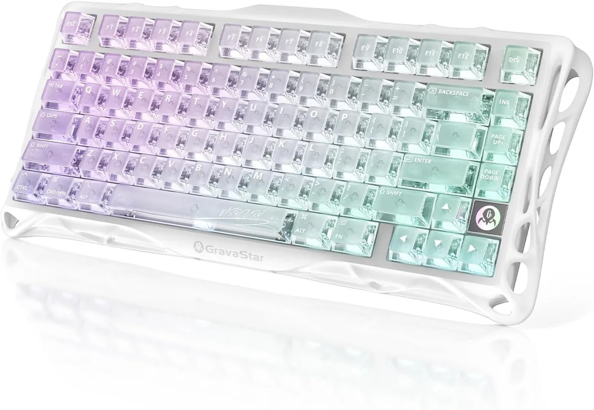 WISDUM WISDUM 75% Gaming Keyboard (Crystal Aurora) — product photo