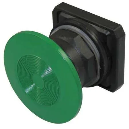 Dayton Dayton 30G362 30 mm Mushroom Push Button, Green — صورة المنتج