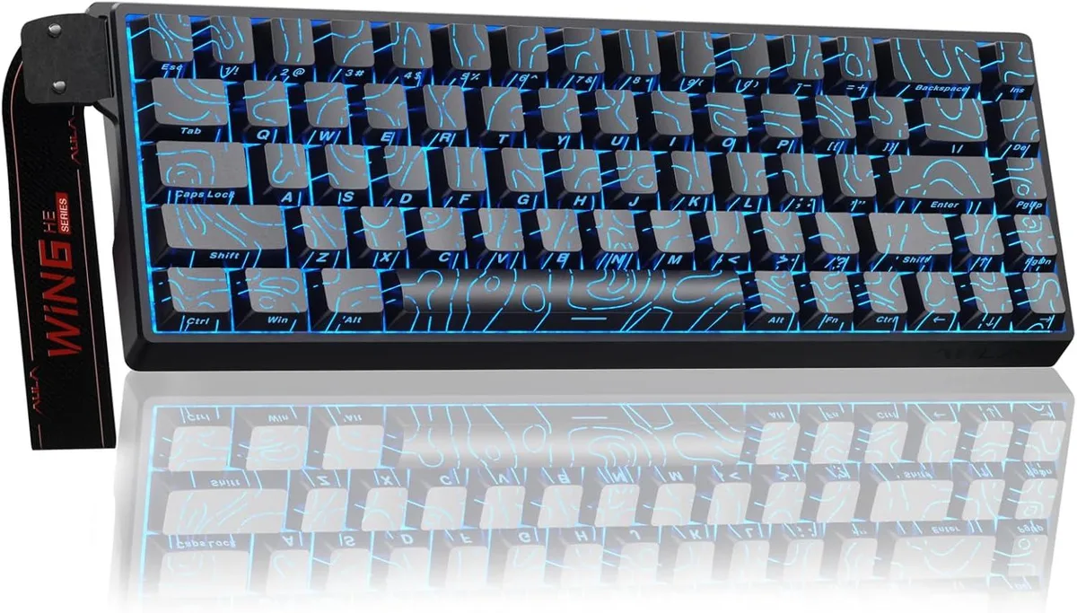 TUKO TUKO WIN68 HE 60% Hall Effect Gaming Keyboard 8000Hz — Produktfoto