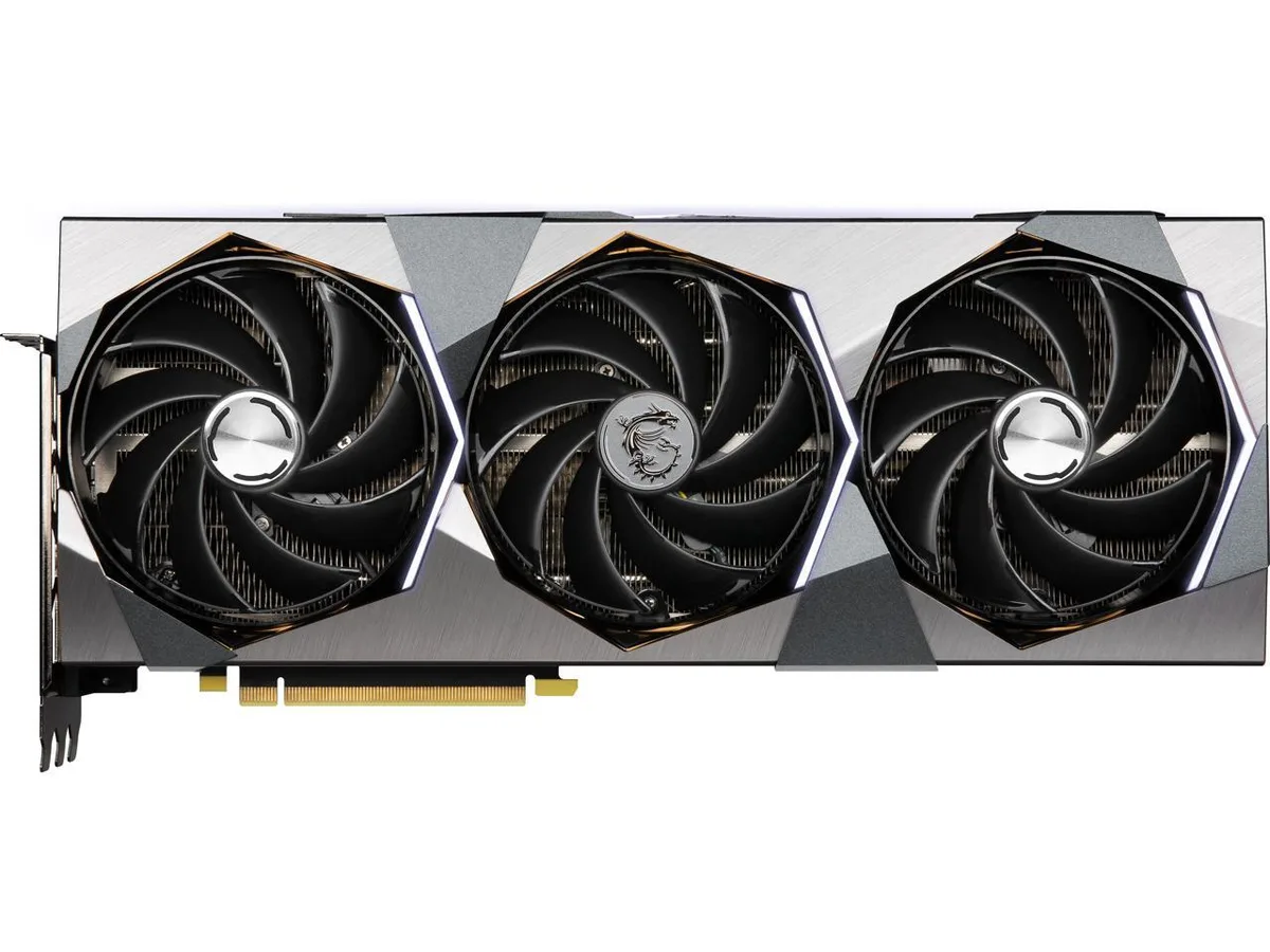 MSI MSI GeForce RTX 4070 Ti Suprim X 12GB GDDR6X graphics card — product photo