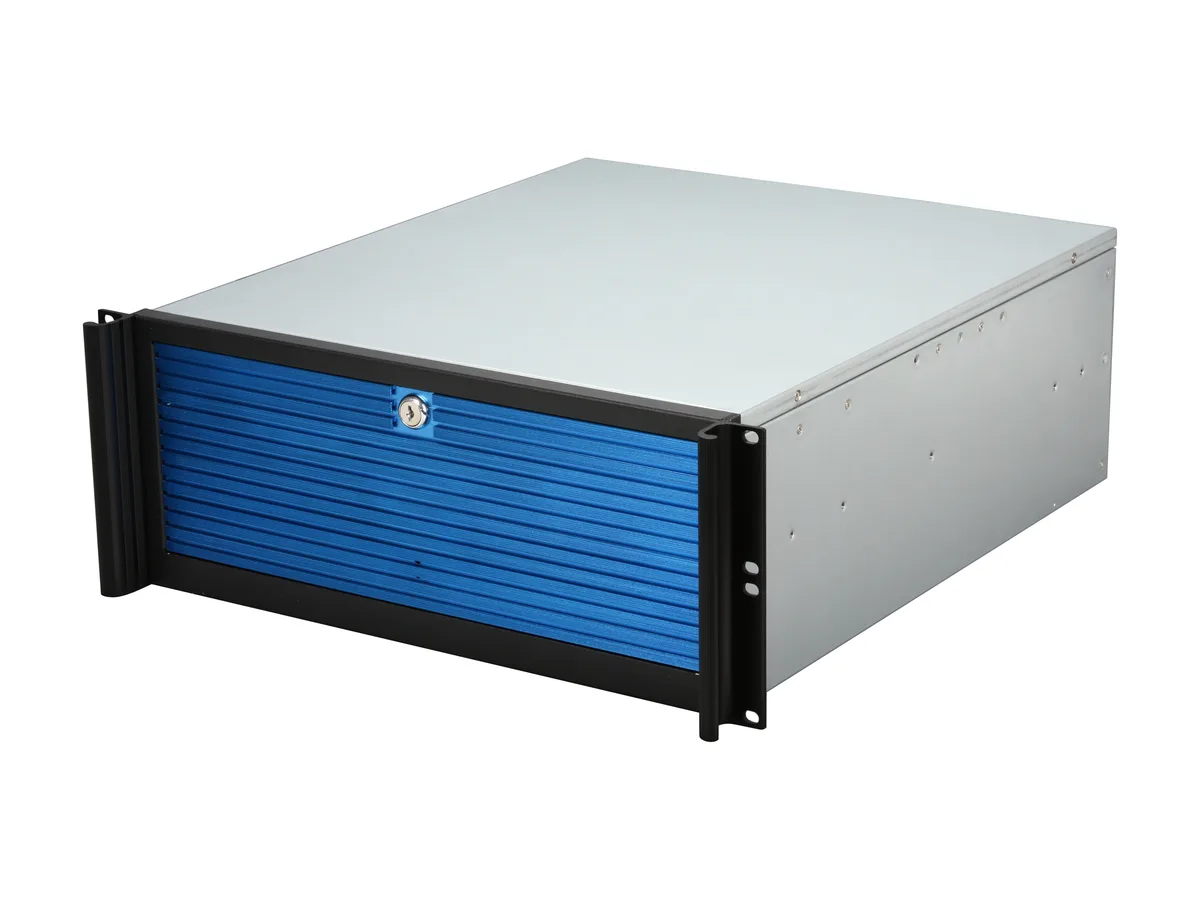 iStarUSA Inc. iStarUSA Inc. D-416-B6SA-BL-BLUE 4U Rackmount Server Chassis — 商品照片