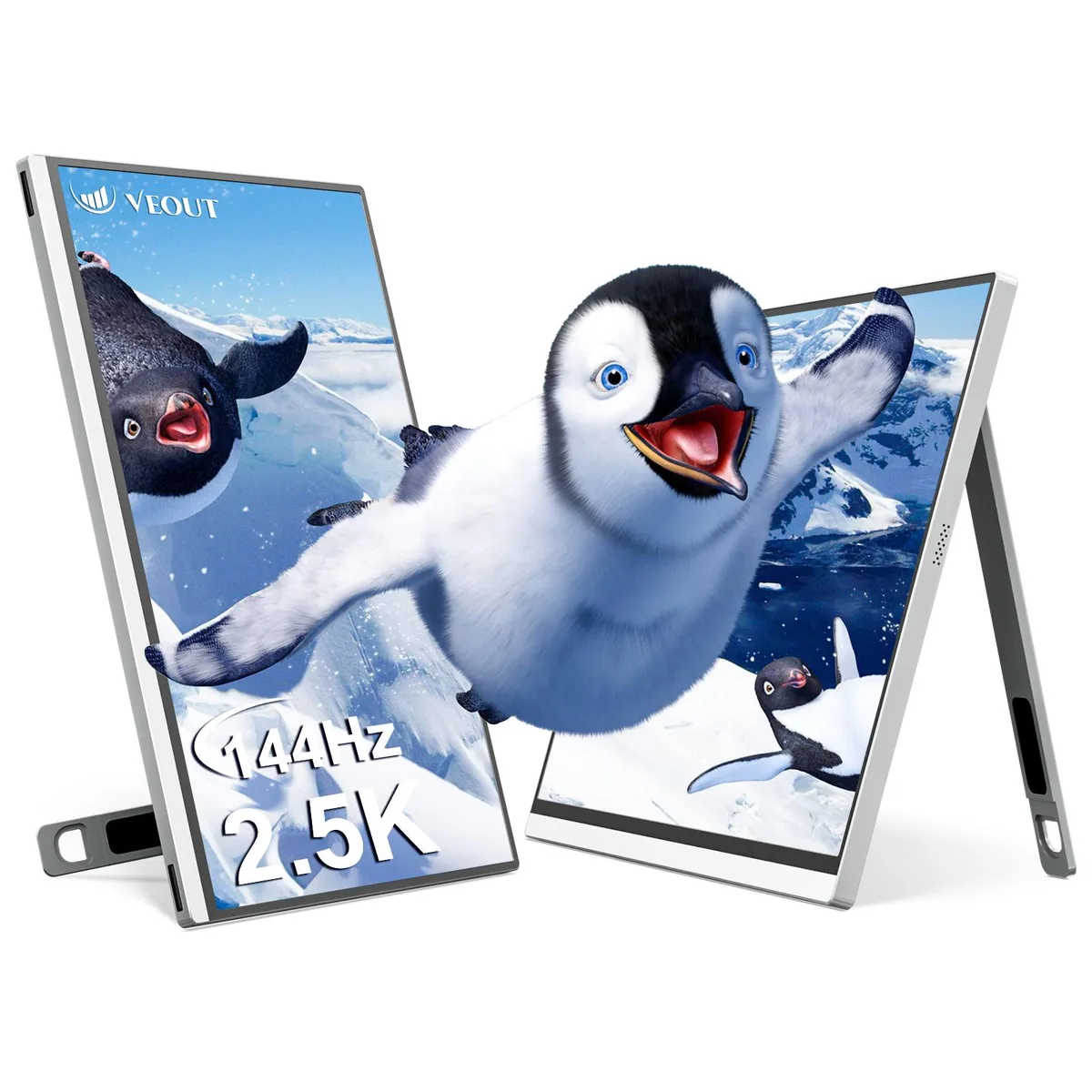 Vielgluck Vielgluck V1Pro 16" 2.5K 144Hz Portable Gaming Monitor (Sliver) — Produktfoto