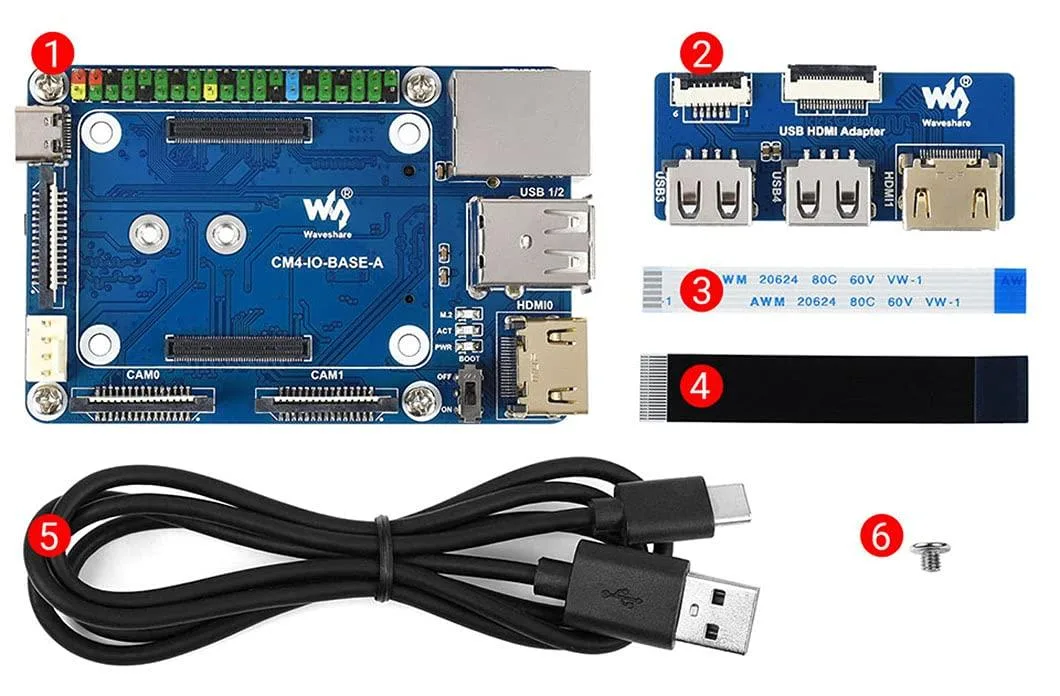 LORDWORLD LORDWORLD CM4-IO-BASE-A Mini Base Board development board — ürün fotoğrafı