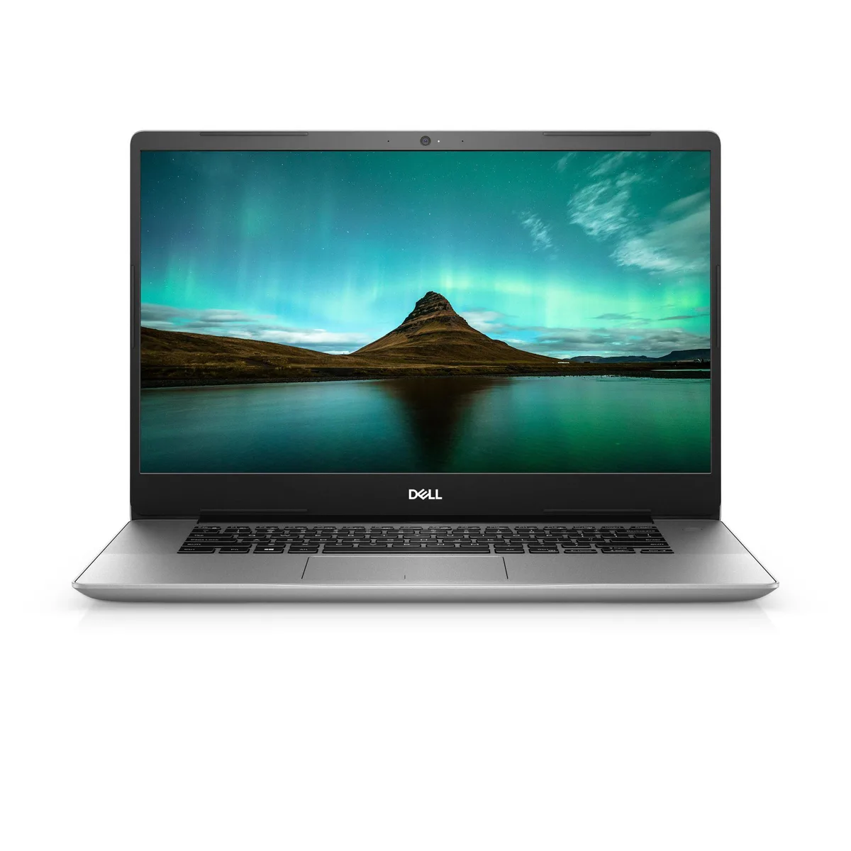 Silver Dell Inspiron 5000 gaming notebook, 15.6 inch FHD display, slim profile