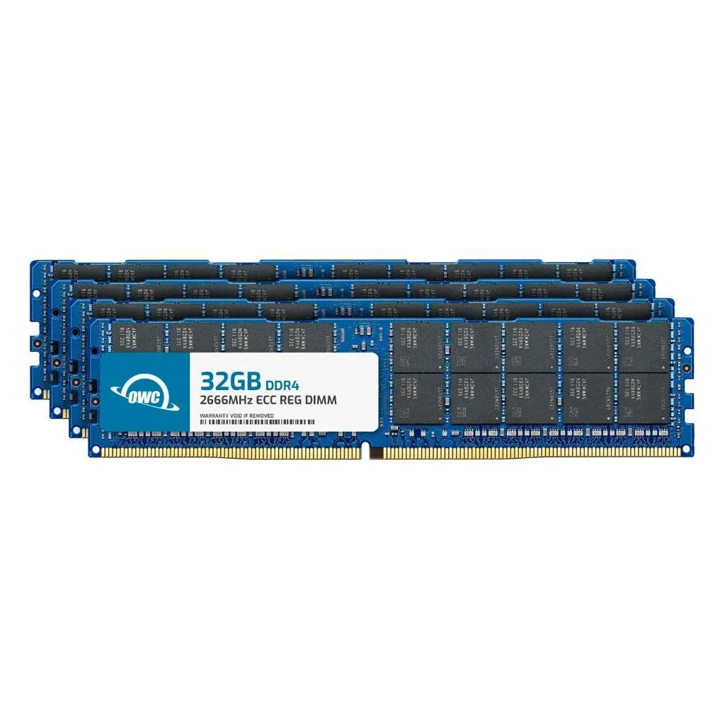 OWC OWC 128GB (4x32GB) DDR4 2666 ECC Registered RDIMM for Synology RACKSTATION RS18017xs+ server RAM — product photo