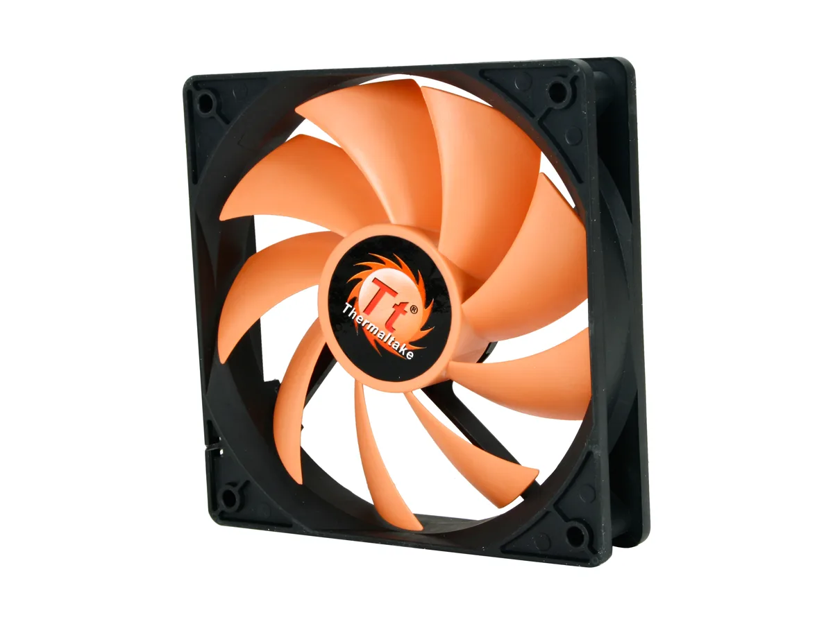 Thermaltake Thermaltake AF0022 120mm case fan 25mm 800-1800 RPM 77.85 CFM 37 dBA orange — ภาพสินค้า