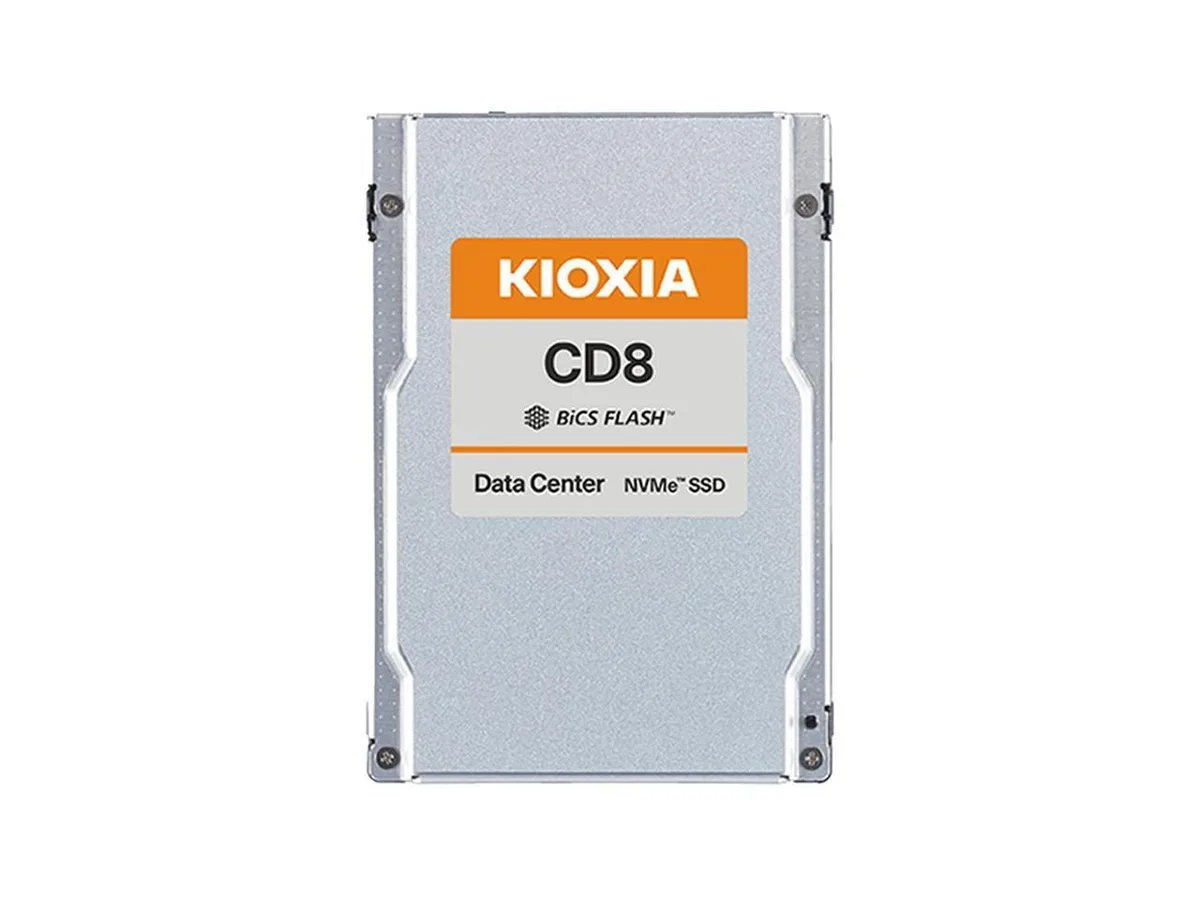 Rectangular silver 2.5 inch drive with 15mm thickness and U.2/U.3 connector