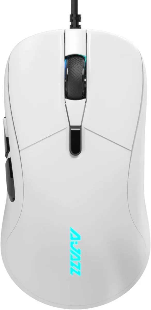 BFKK BFKK Lightweight Wired Gaming Mouse 65g 6 Buttons RGB White — foto del producto