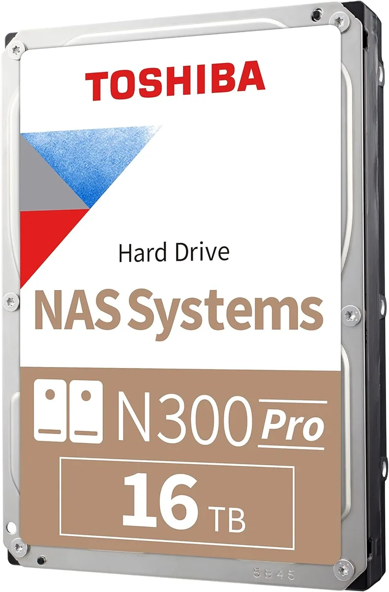 Toshiba Toshiba N300 Pro 16TB 3.5" 7200 RPM 512MB Cache SATA Internal Hard Drive HDWG51GUZSVB — fotografia produktu