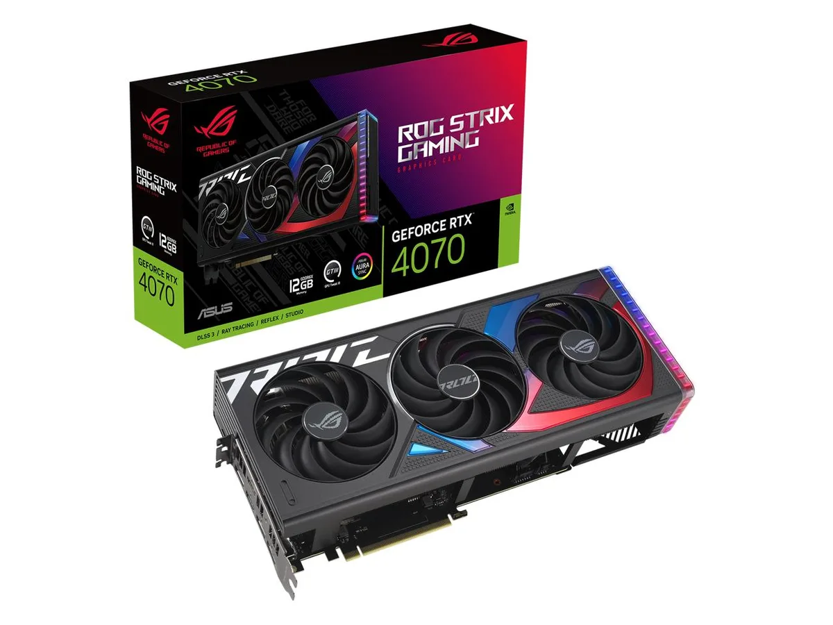 ASUS ASUS ROG Strix GeForce RTX 4070 OC 12GB graphics card — 商品照片