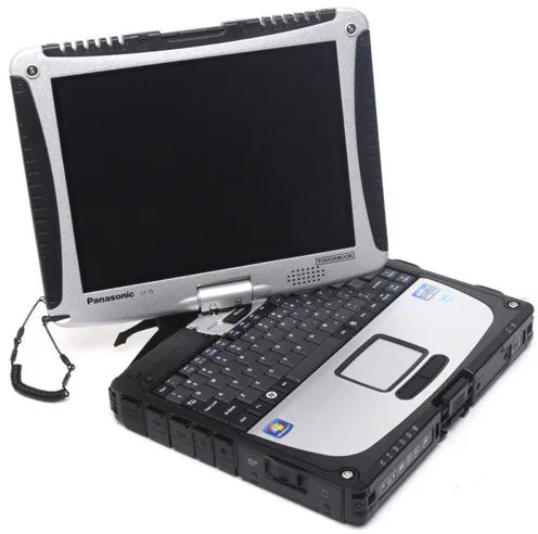 Panasonic Toughbook CF-19 convertible laptop with 10.4 inch touchscreen display
