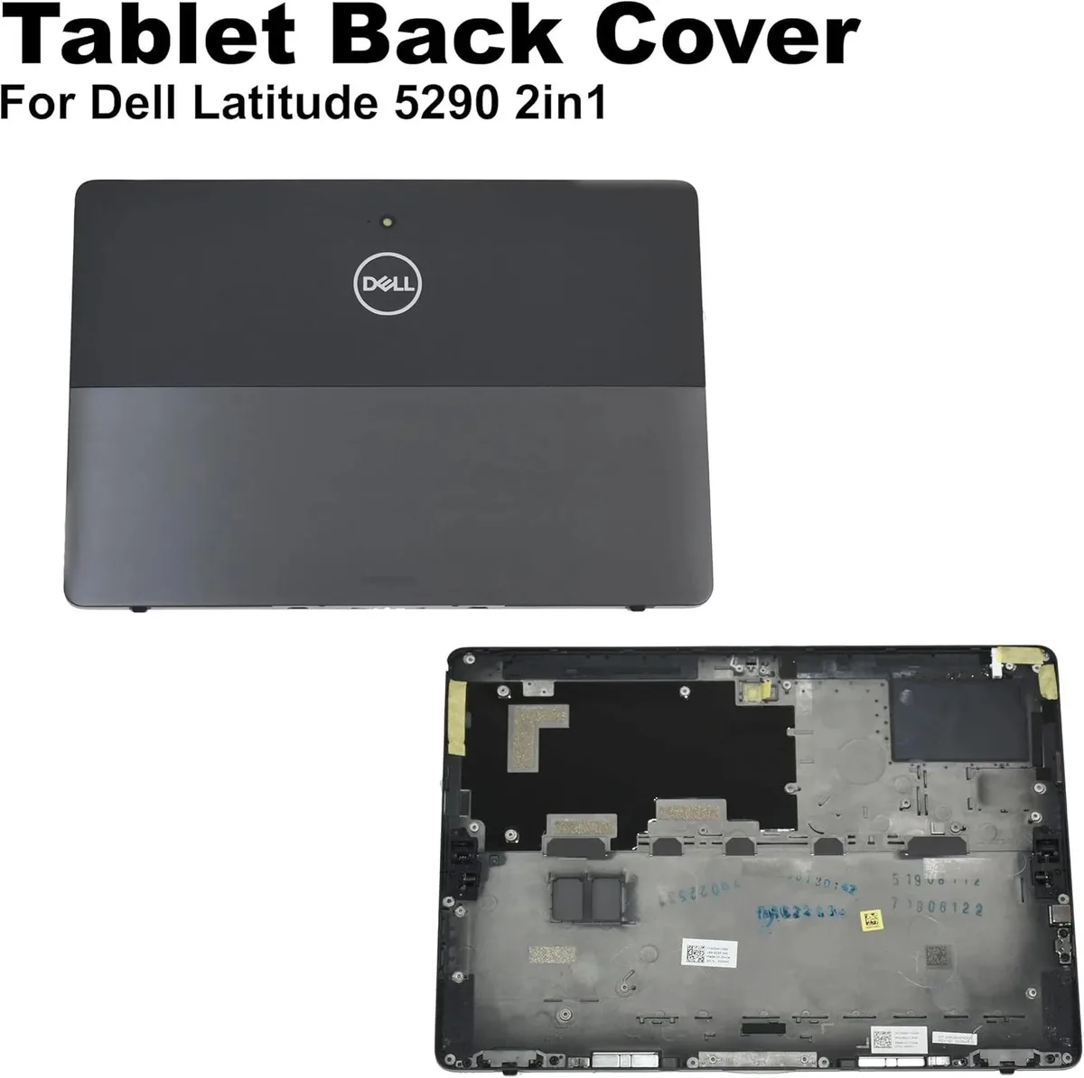DELL DELL Latitude 5290 2-in-1 Back Cover 43XNF 4R9V1 laptop replacement part — product photo