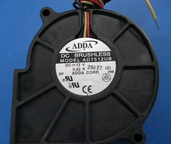 OEM Industries OEM Industries AD7512UB 75mm 12V 3-Wire Blower Fan — fotografia produktu