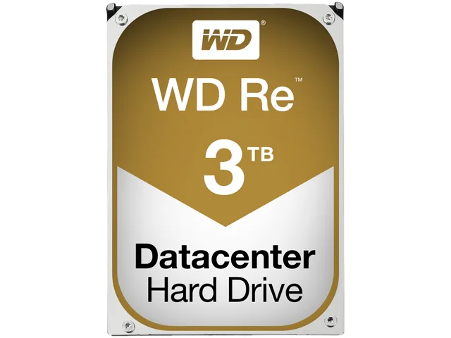 Silver 3.5 inch bare hard drive with SAS connector