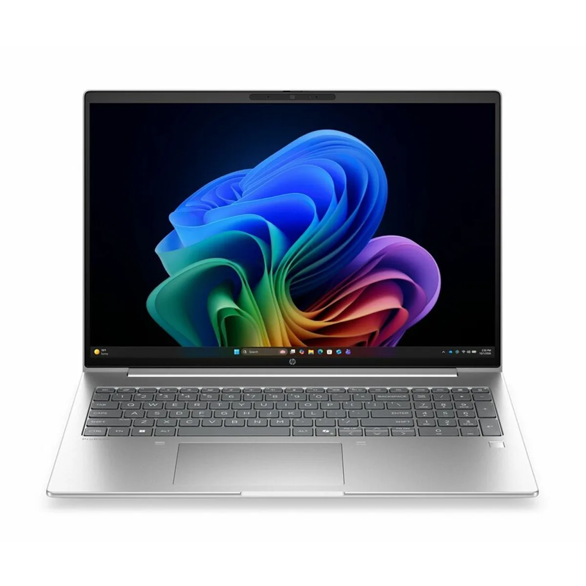 HP ProBook 4 G2a 16 inch laptop in Pike Silver aluminium finish