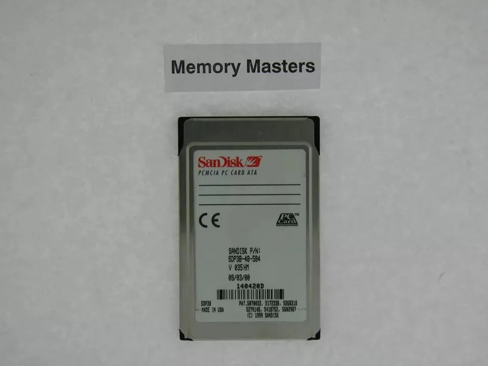 SanDisk Professional SanDisk Professional 48MB PCMCIA PC Card ATA memory card 584 — صورة المنتج