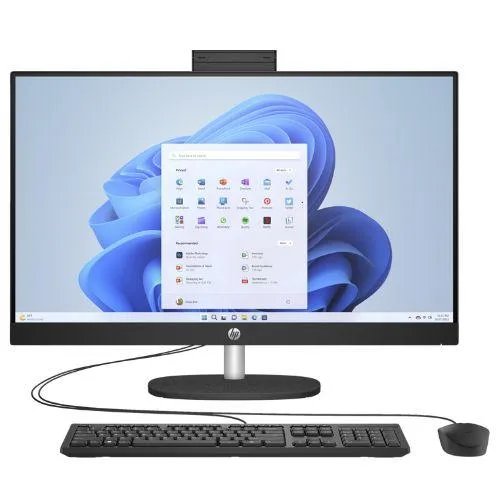 HP HP 27-CR0000A All-in-One PC 27" FHD Ryzen 3 7320U 8GB DDR4 512GB NVMe Black — ภาพสินค้า