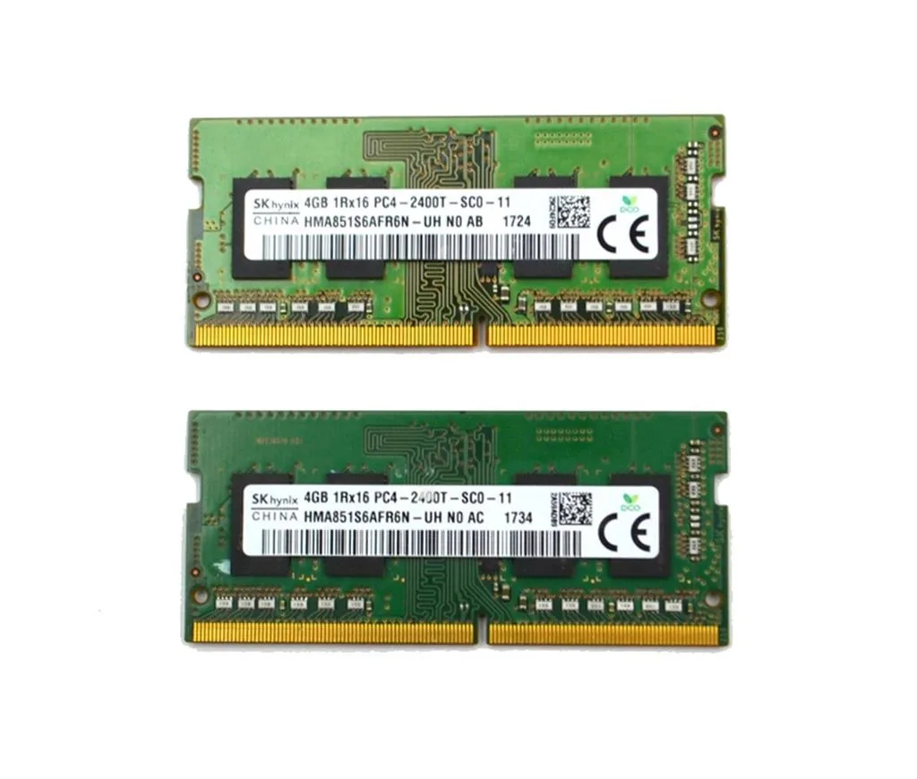 SK hynix SK hynix HMA851S6AFR6N 8GB 2x4GB DDR4 2400MHz CL17 laptop RAM — 商品写真