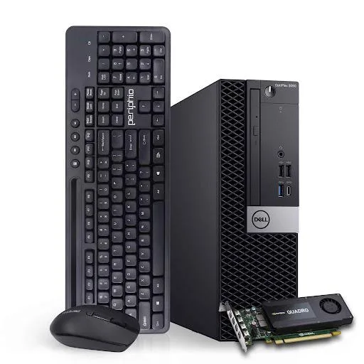 DELL DELL OptiPlex 5060 i5-8500 16GB 120GB NVMe 500GB SSD K1200 4GB Win11 Pro desktop PC — photo du produit