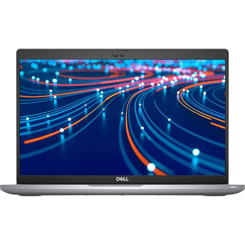Silver Dell Latitude 5420 laptop, 14 inch FHD screen, visible cosmetic wear