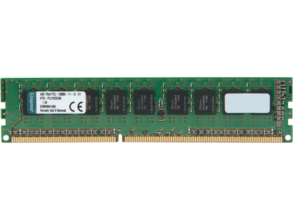 Kingston Technology Corp. Kingston Technology Corp. KTH-PL316ES/4G 4GB DDR3 1600 ECC server RAM — 商品照片