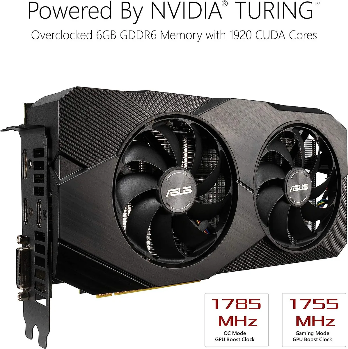 ASUS ASUS GeForce RTX 2060 OC EVO 6GB GDDR6 graphics card — toote foto