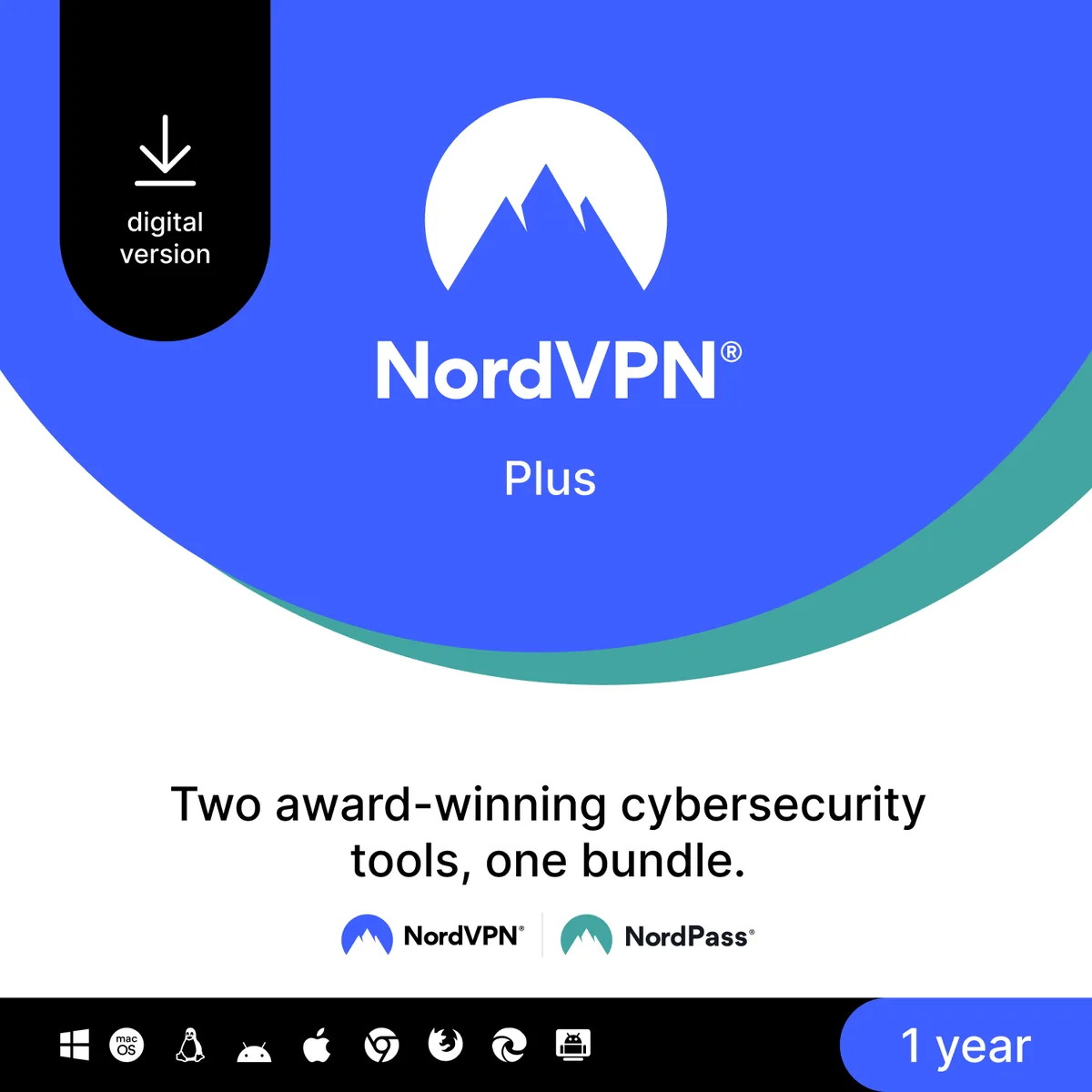 NordVPN NordVPN Plus Bundle internet security 10 devices 1 year download — 商品照片