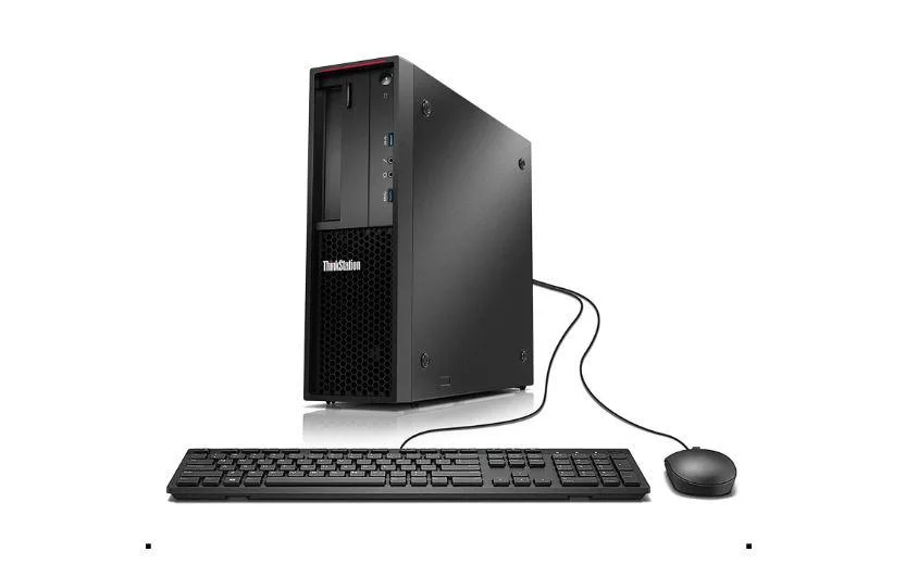 Compact black small-form-factor desktop tower, 12L volume, tool-less access, integrated handles