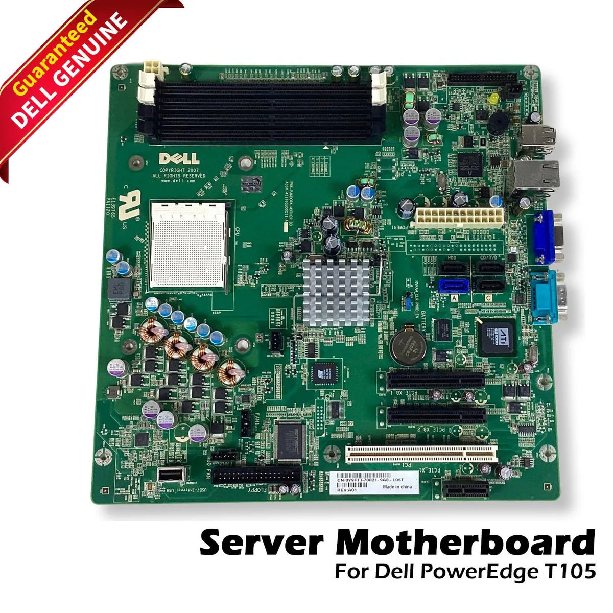 DELL DELL PowerEdge T105 CK9-04 Pro AMD Motherboard Y9FTT — photo du produit