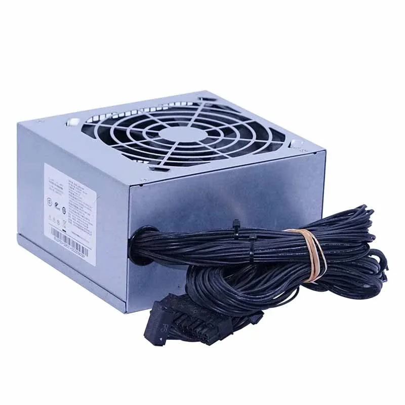 ATX power supply unit with fan and mesh grille