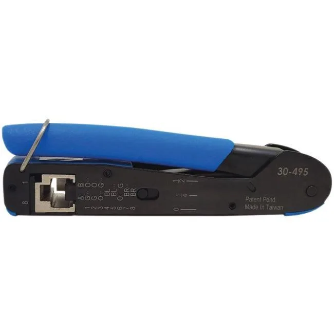 Ideal Ideal 30-495 FT-45 Feed-Thru Mod Plug Crimp Tool pc tool — fotografie produktu