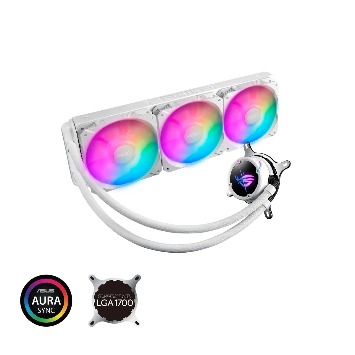 ASUS ASUS ROG STRIX LC II 360 ARGB WE liquid cooler — photo du produit