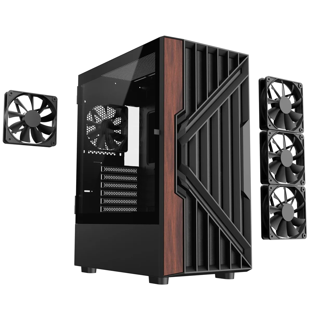 DIYPC DIYPC DIY-G18-WD ATX mid-tower PC case — product photo