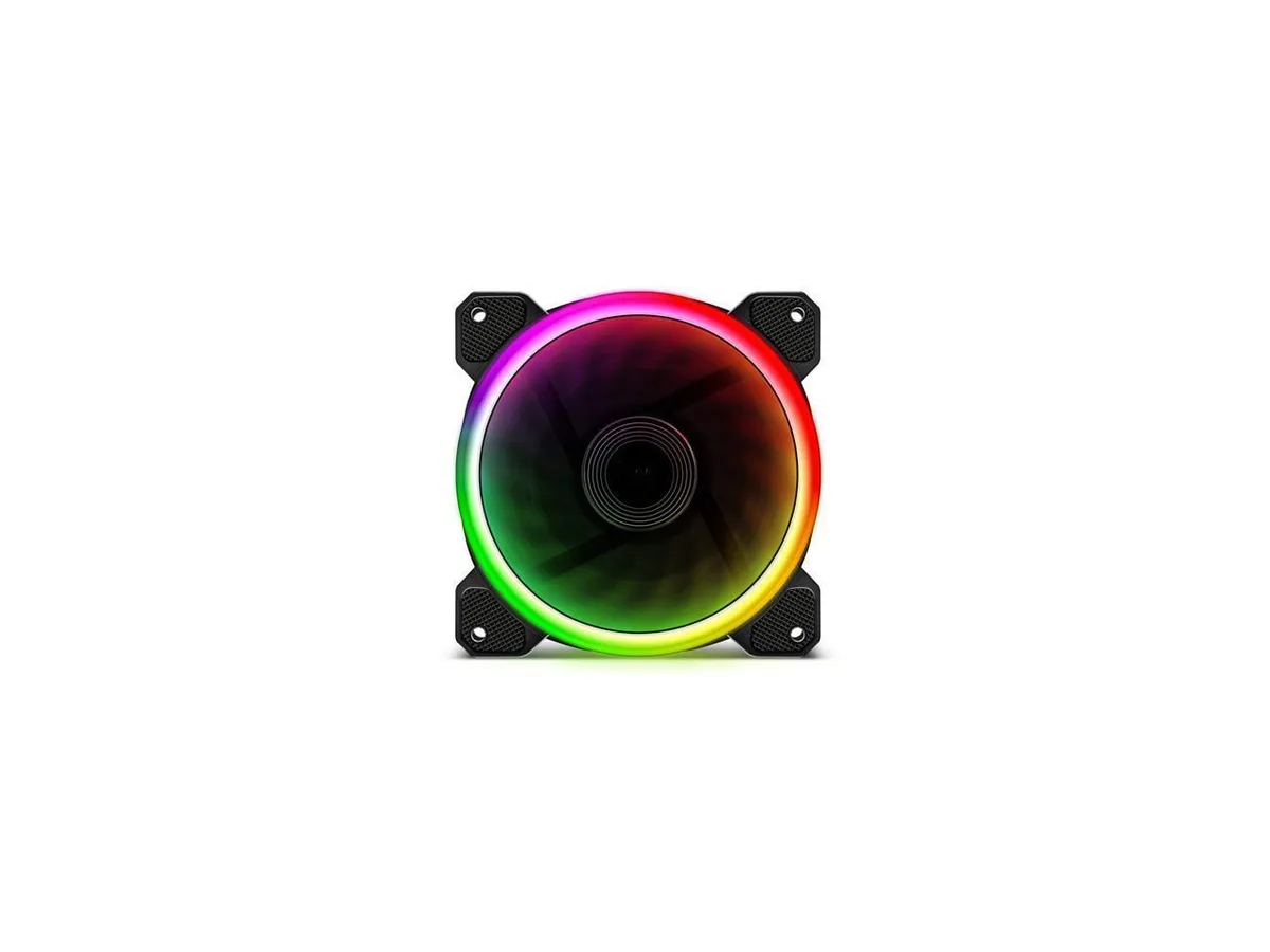 SXDOOL SXDOOL DR12 120 mm case fan RGB 38 cfm 1500 RPM 16 dBA hydraulic bearing — product photo